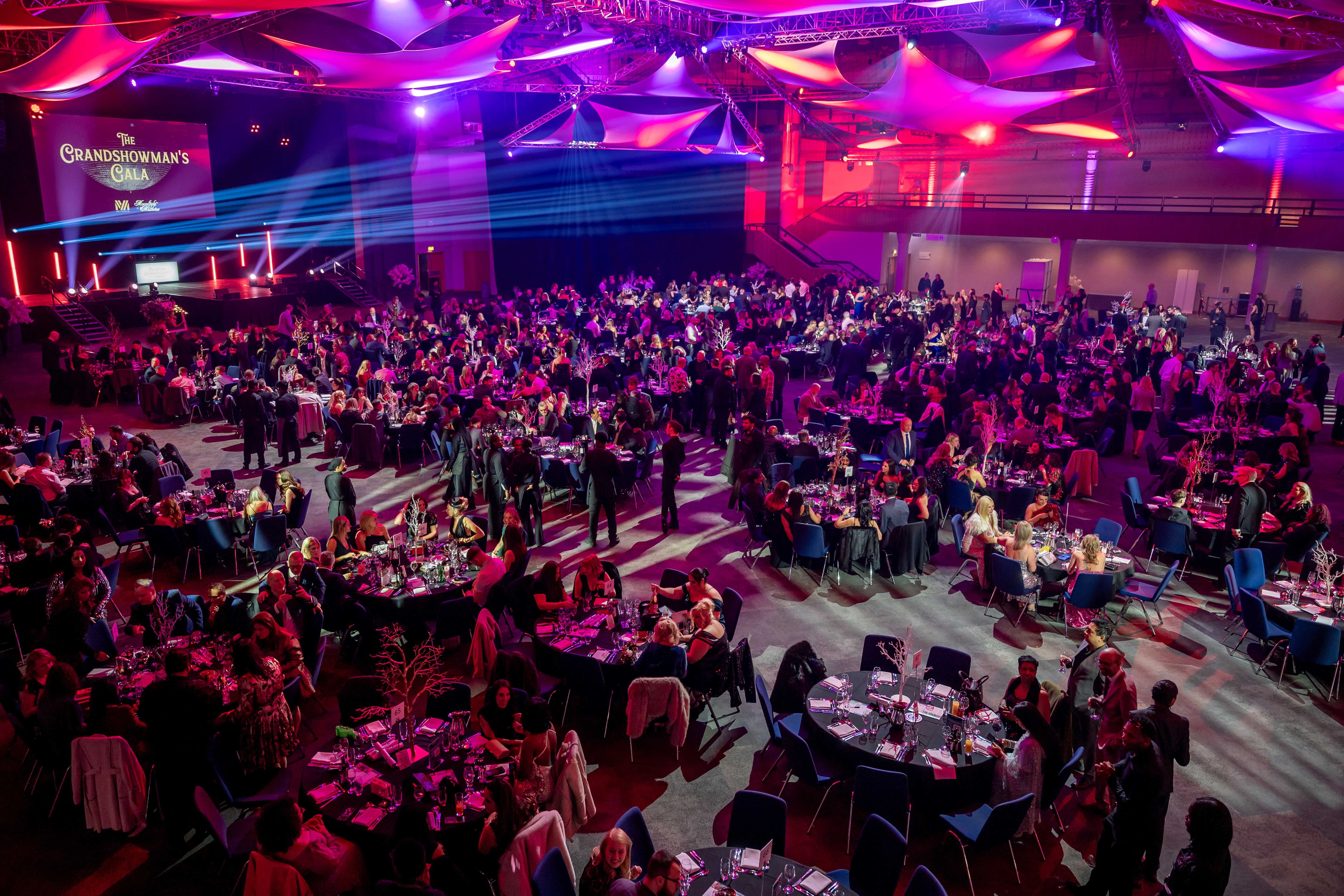 Shared Christmas party night at the ICC Birmingham &mdash; full production show and seated dinner