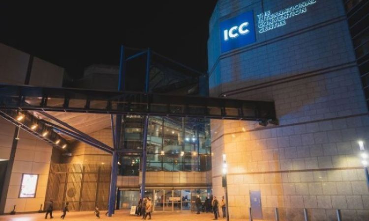 ICC Birmingham venue exterior — Christmas party nights 2026